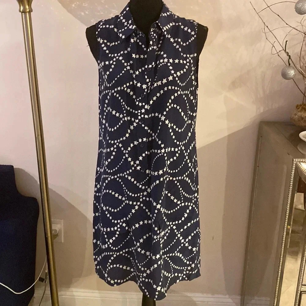 Equipment silk mini dress size M - Picture 2 of 6